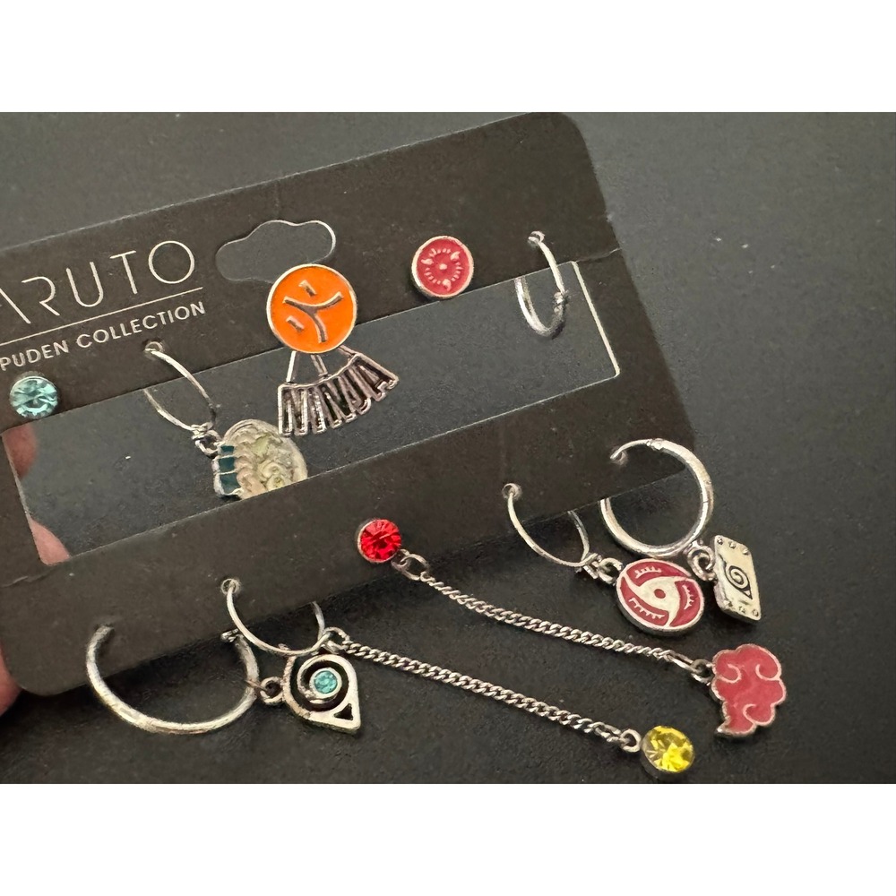 Naruto Shippuden Collection Earring Set by Bioworld‎ Anime